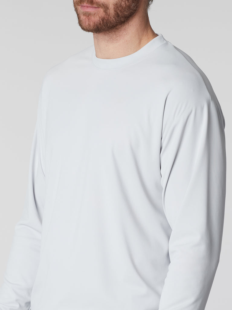 Men's crew neck T-shirt long sleeves