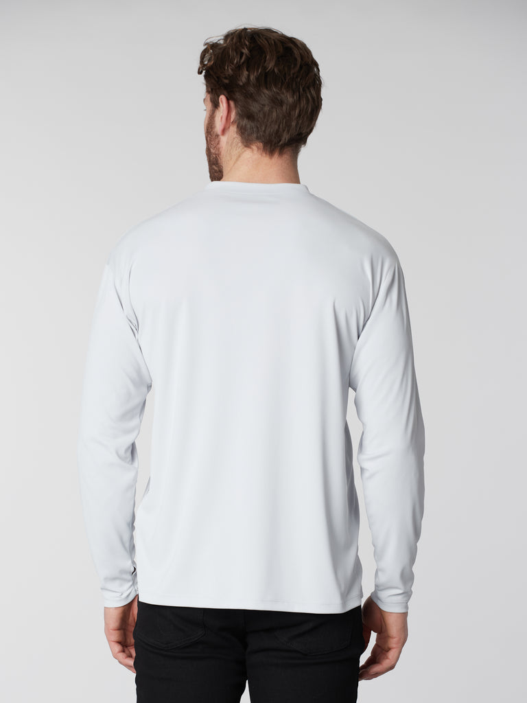 Men's crew neck T-shirt long sleeves